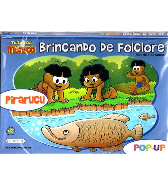Livro Turma da Mônica Brincando de Folclore-Pirarucu